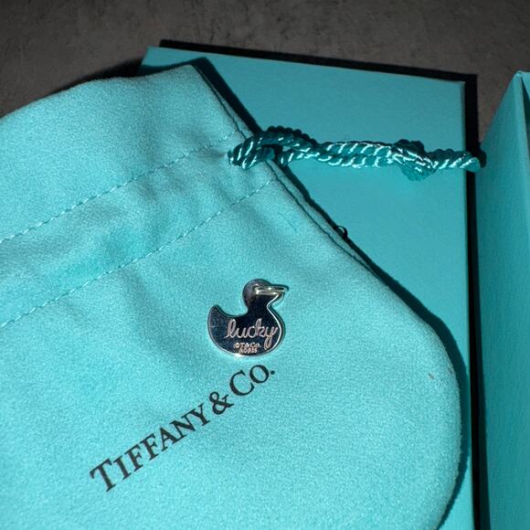 Tiffany & Co. Lucky Duck Charm Brand New Silver Retired RARE - Picture 6 of 7